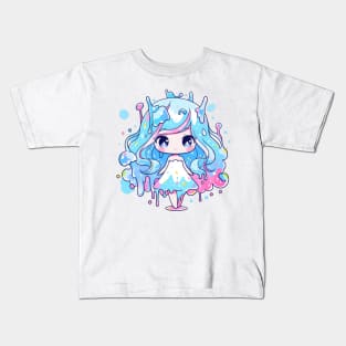 Chibi style Slime Queen Creature Kids T-Shirt